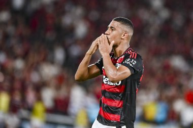 Rio, Brazil - December 03, 2025: Samuel Lino player during the game between Flamengo x Ceara by 37th round of Brazilian Championship at the Maracana stadium