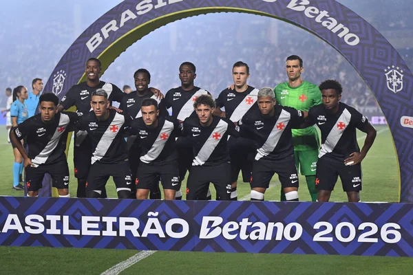 Rio, Brezilya - 5 Şubat 2026: Brezilya Sao Januario Stadyumu 'nda Vasco x Chapecoense ile oynanan maçta takım oyuncusu