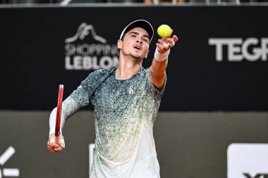 RIO DE JANEIRO, BRAZIL - 18 Şubat 2026: Joao Fonseca ve Marcelo Melo Maximo Gonzalez ve Andres Molteni ile çarşamba günü öğleden sonra Jockey Club Brasileiro 'da oynanan çiftler karşılaşmasında karşı karşıya geldiler.