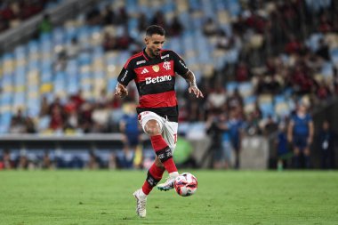Rio de Janeiro, Brezilya - 22 Şubat 2026: Flamengo ve Madureira arasında Maracana Stadyumu 'ndaki Campeonato Carioca' da oynanan yarı final maçında Danilo Flamengo oyuncusu.