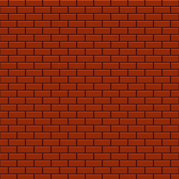 Kırmızı tuğlalı duvar desenli arka plan, çizgi film tarzı. Vektör illüstrasyonu.