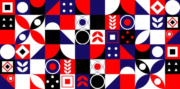 Neo-geometrisches Muster für Covers, Poster, Flyer und Bannerdesigns. Vektor abstrakte flache Design Hintergrund. lizenzfreie Stockvektoren
