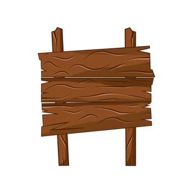 Tahta tabela. Vektör illüstrasyonu.