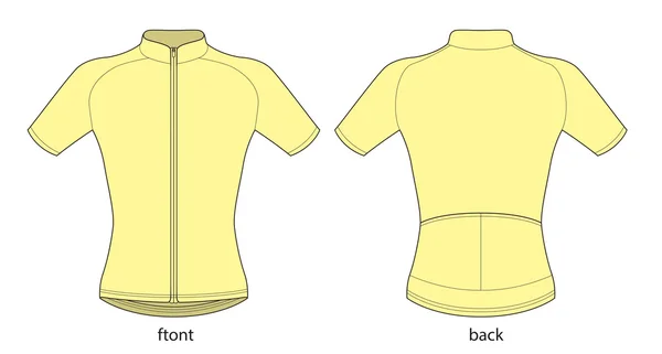 Modelo de camisa de bicicleta — Vetor de Stock