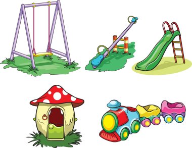 Playground toys clipart