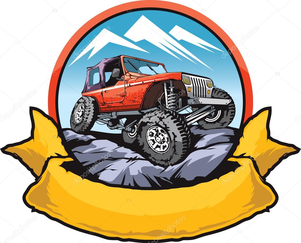 Logo design for off-road rock crawling vehicle club.