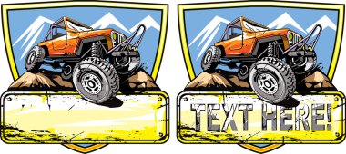 Off-road vehicle clipart