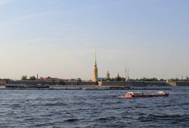 Peter ve Paul kale Palace set St Petersburg dan görünüm