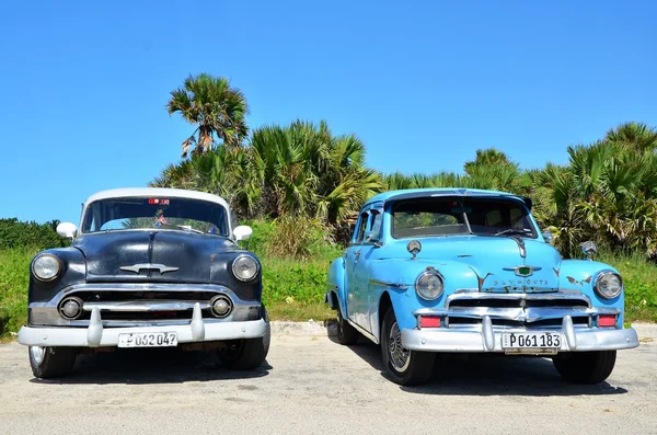 쿠바, 하바나의 아름 다운 자동차 — 스톡 사진