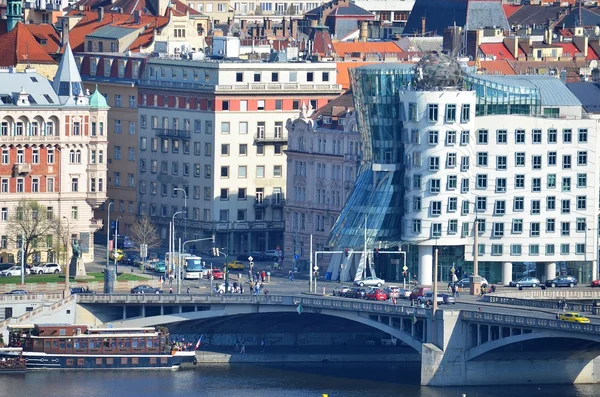 Prag centrum och dess arkitektur — Stockfoto