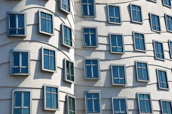 Windows of Dancing house, Prague — Stock Photo, Image