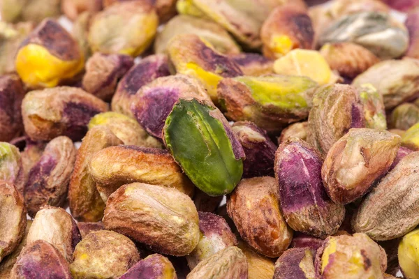 Fundo de frutos de pistácios, close-up — Fotografia de Stock