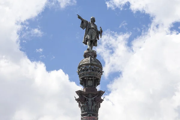 Detalhes de Monumento a Colombo, Barcelona, Espanha . — Fotografia de Stock