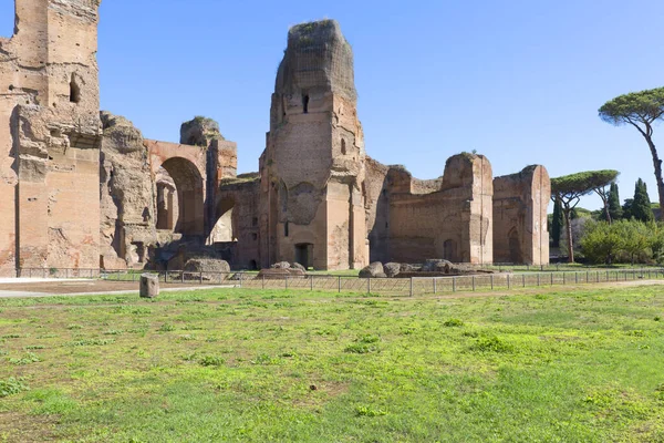 3世紀カラカラの浴場 古代ローマの公衆浴場の遺跡 ローマ イタリア — ストック写真