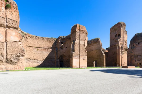 Termas Caracalla Del Siglo Iii Ruinas Antiguos Baños Públicos Romanos — Foto de Stock