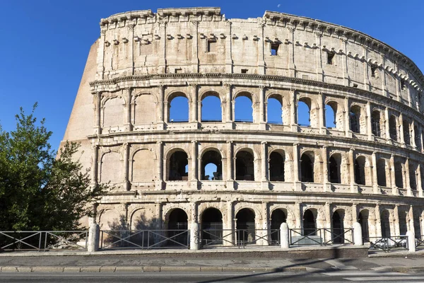 Roma Talya Ekim 2020 Kolezyum Yüzyıl Antikası Oval Amfitiyatro Şehrin — Stok fotoğraf