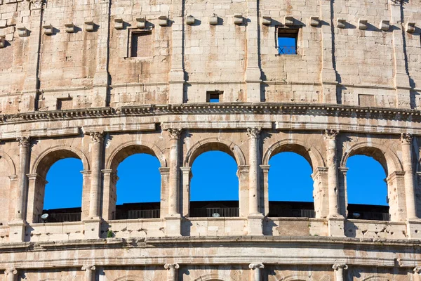 Kolezyum Yüzyıl Antikası Şehrin Merkezinde Oval Amfitiyatro Roma Talya — Stok fotoğraf