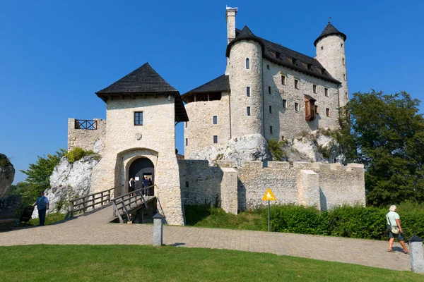 Замок Боболице Силезия Польша Сентября 2020 Года Средневековый Готический Королевский — стоковое фото