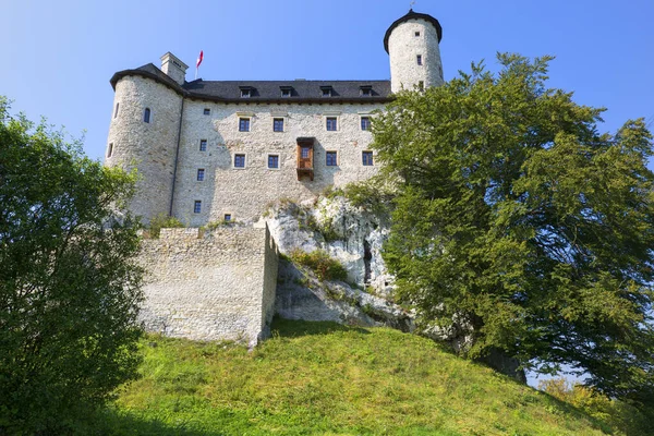 Bobolice Castle Schlesien Polen September 2020 Medeltida Gotiska Kungliga Bobolice — Stockfoto