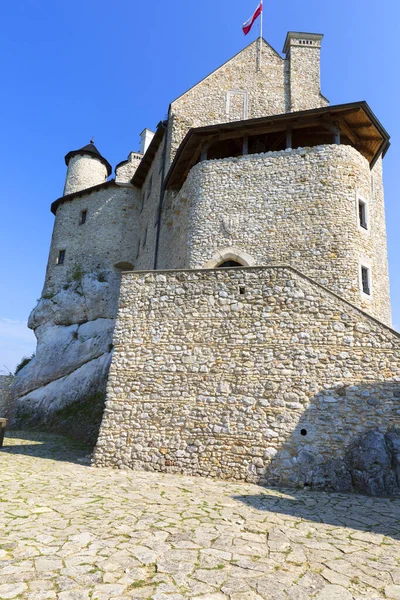 Bobolice Castle Schlesien Polen September 2020 Medeltida Gotiska Kungliga Bobolice — Stockfoto
