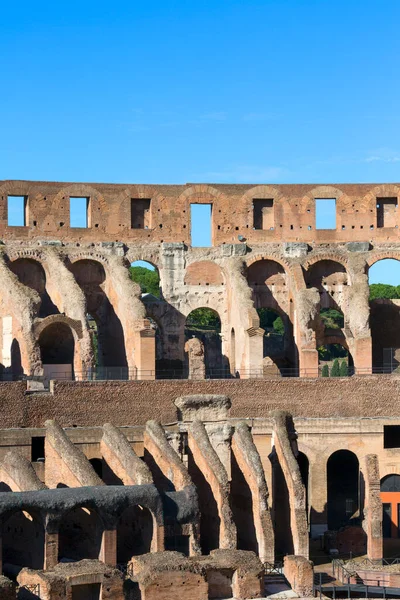 Roma Talya Ekim 2020 Kolezyum Yüzyıl Antikası Oval Amfitiyatro Şehrin — Stok fotoğraf