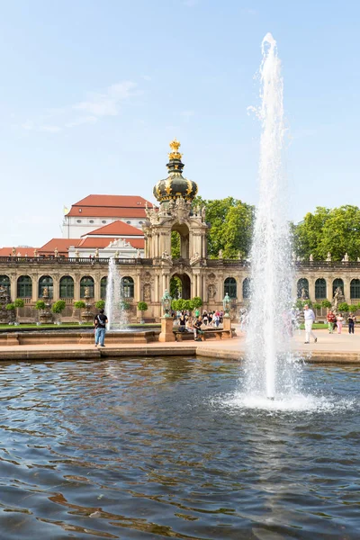 Dresde Alemania Septiembre 2020 Palacio Zwinger Barroco Del Siglo Xviii —  Fotos de Stock