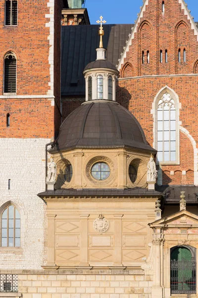 Krakow Poland January 2021 11Th Century Wawel Cathedral Coronation Place — Foto de Stock