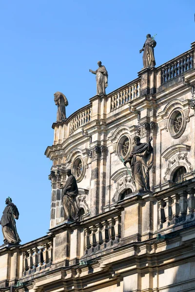 Dresden Alemanha Setembro 2020 Catedral Barroca Dresden Século Xviii Também — Fotografia de Stock