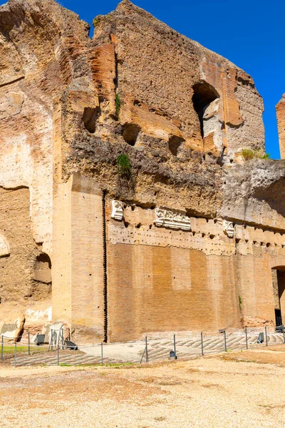 Terme Caracalla Iii Secolo Rovine Antiche Terme Pubbliche Romane Roma — Foto Stock