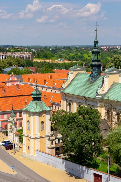 Sandomierz Lengyelország 2020 Július Századi Barokk Szent Mihály Arkangyal Templom — Stock Fotó