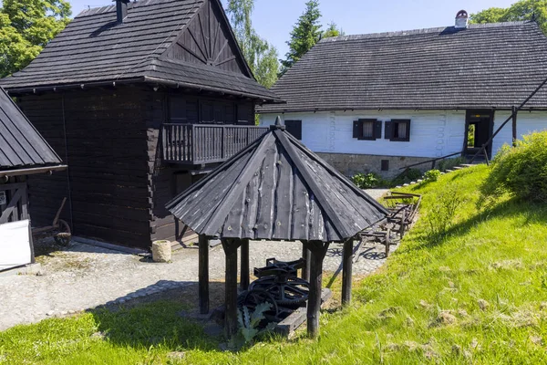 Dobczyce Poland June 2021 Open Air Museum Wooden Folk Architecture — Stock Photo, Image