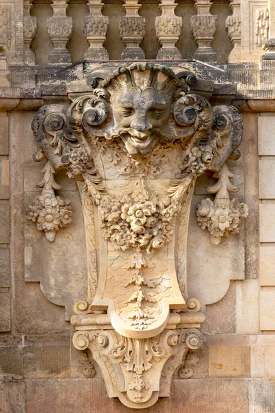 Dresden Deutschland September 2020 Barocker Zwinger Aus Dem Jahrhundert Relief — Stockfoto