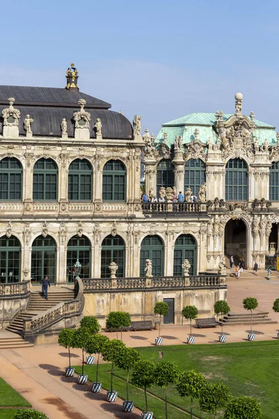 Dresde Alemania Septiembre 2020 Palacio Zwinger Barroco Del Siglo Xviii —  Fotos de Stock