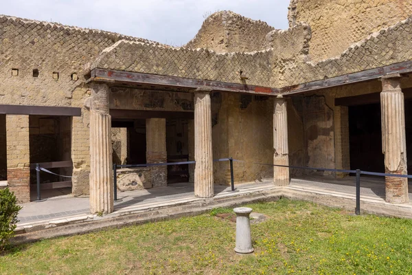Herculanum Campanie Italie Juin 2021 Ruines Une Ancienne Ville Détruite — Photo