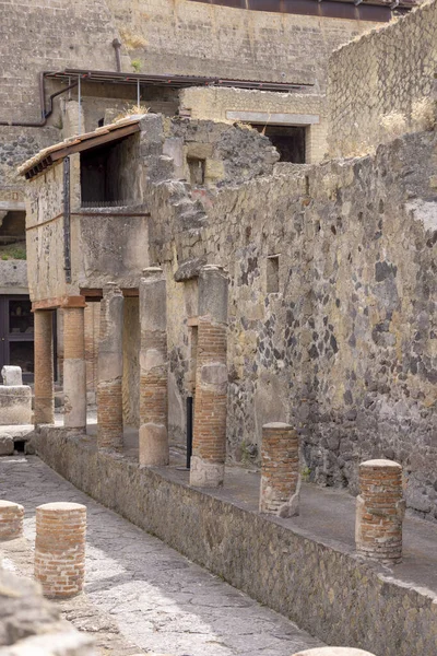 Herculano Campania Italia Junio 2021 Ruinas Una Antigua Ciudad Destruida — Foto de Stock