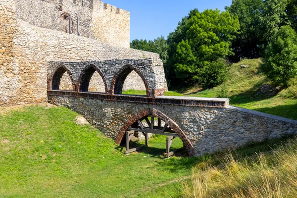 Castillo Gótico Medieval Castillo Bedzin Alta Silesia Bedzin Polonia Fue —  Fotos de Stock