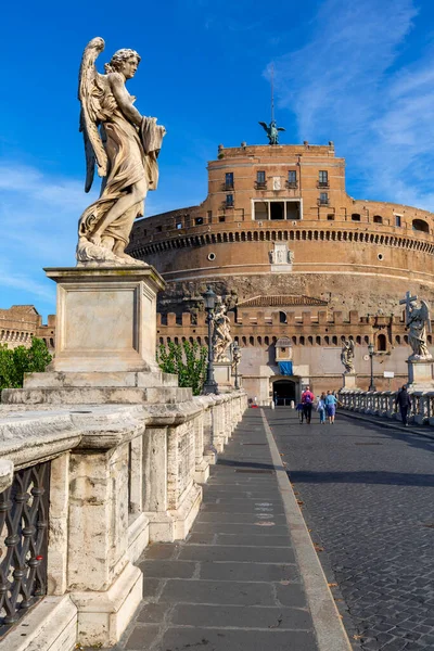 Rom Italien Oktober 2020 Århundradet Slott Saint Angel Mausoleum Romerska — Stockfoto