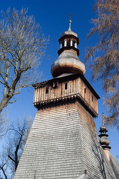 Old wooden antique  church in poland in rabka — Stock Photo, Image