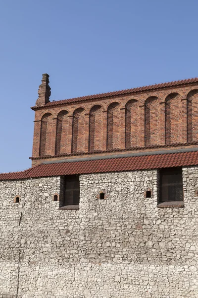 Oude synagoge in Joodse wijk van Krakau - kazimierz, Polen — Stockfoto