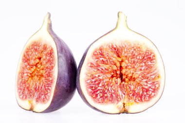 taze incir beyaz arka plan üzerinde izole meyve