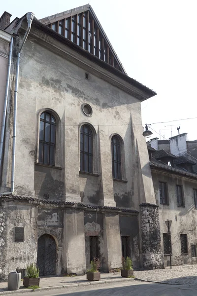 High Synagogue Cracow, Kazimierz-Yahudi Bölgesi, Polonya — Stok fotoğraf