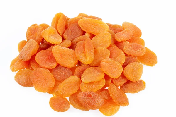 Dried fruits of apricot isolated on white background — Stock Photo, Image