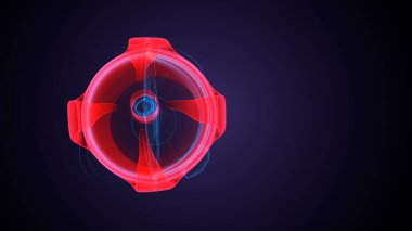 Kornea anatomisinin göz kısmı. 3d hazırlayıcı