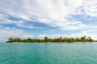 Panoramik Tobago Batı Hint Adaları tropik ada No Mans Land