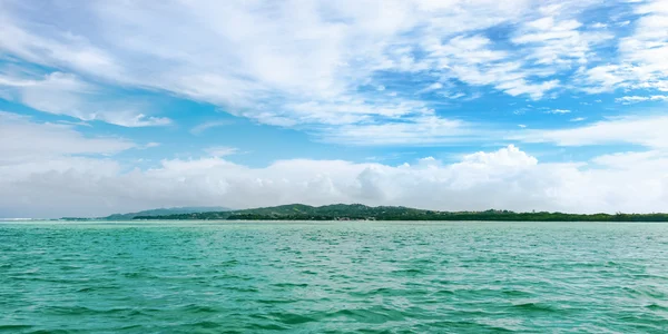 Panoramatický pohled na ne Mans země v tropickém ostrově Tobago západní Indie — Stock fotografie