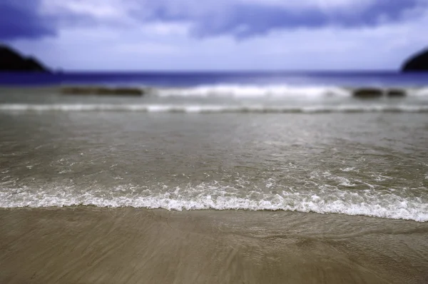 Maracas Beach v Trinidadu a Tobaga selektivní zaměření — Stock fotografie