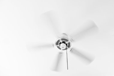 Hareket elektrik fan tavan beyaz
