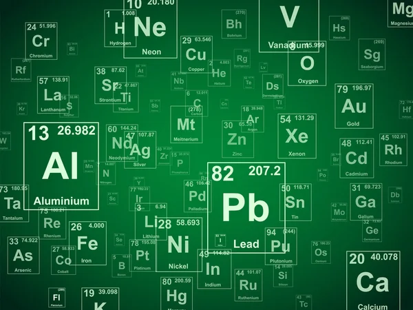 Groene elementen achtergrond — Stockvector