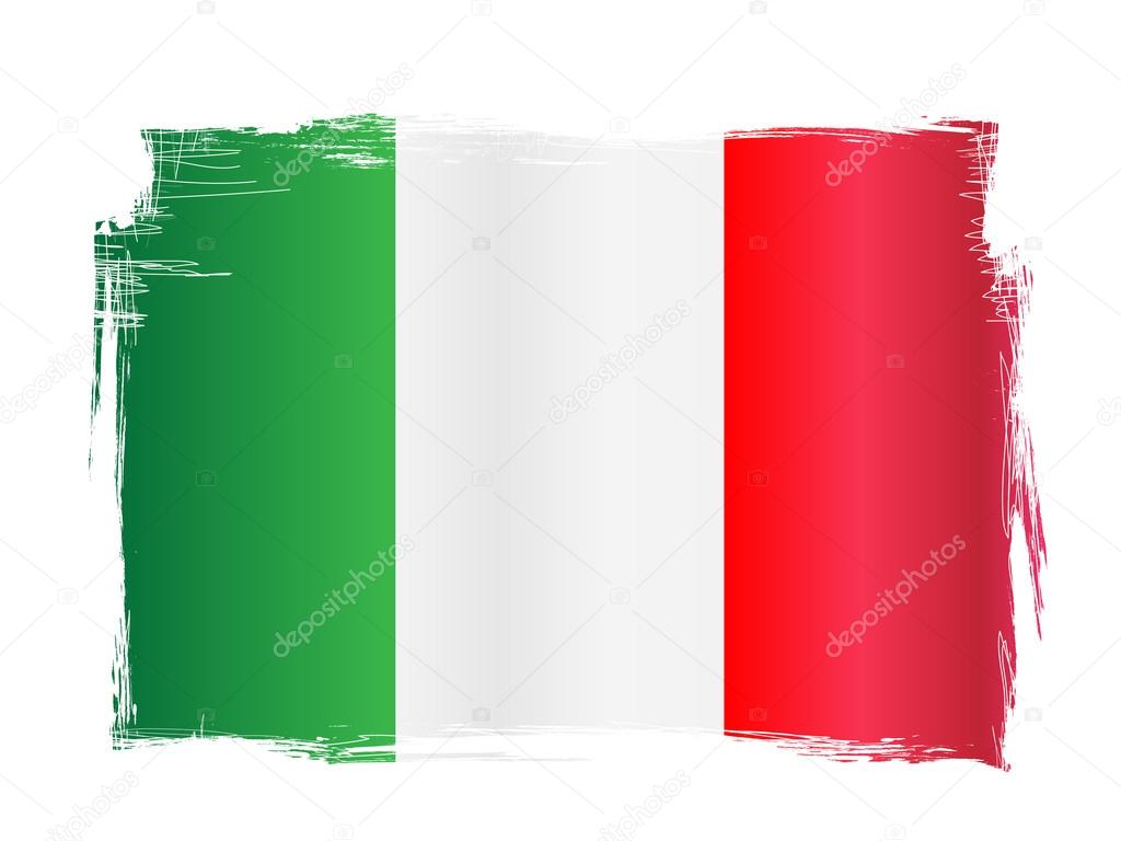 Grungy Italian Flag