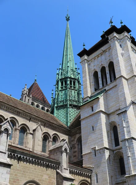 St pierre katedralen i Genève — Stockfoto